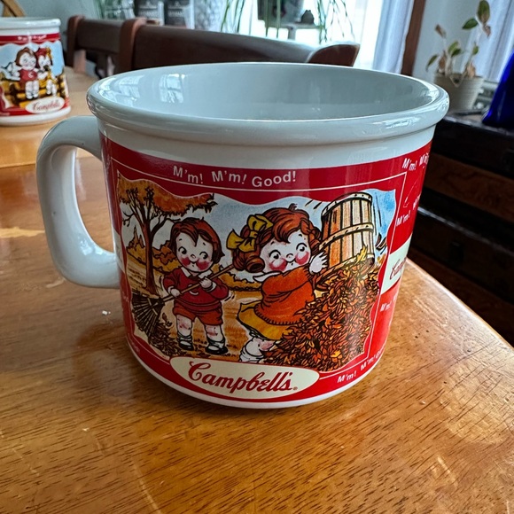 VINTAGE CAMPBELL'S SOUP KIDS COFFEE MUGS SEASONS HOUSTON HARVEST 2000 - Picture 2 of 8
